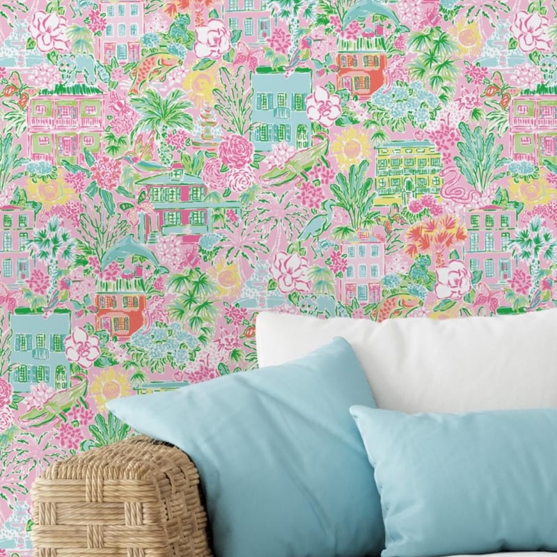 Preppy Style Wallpaper - Etsy