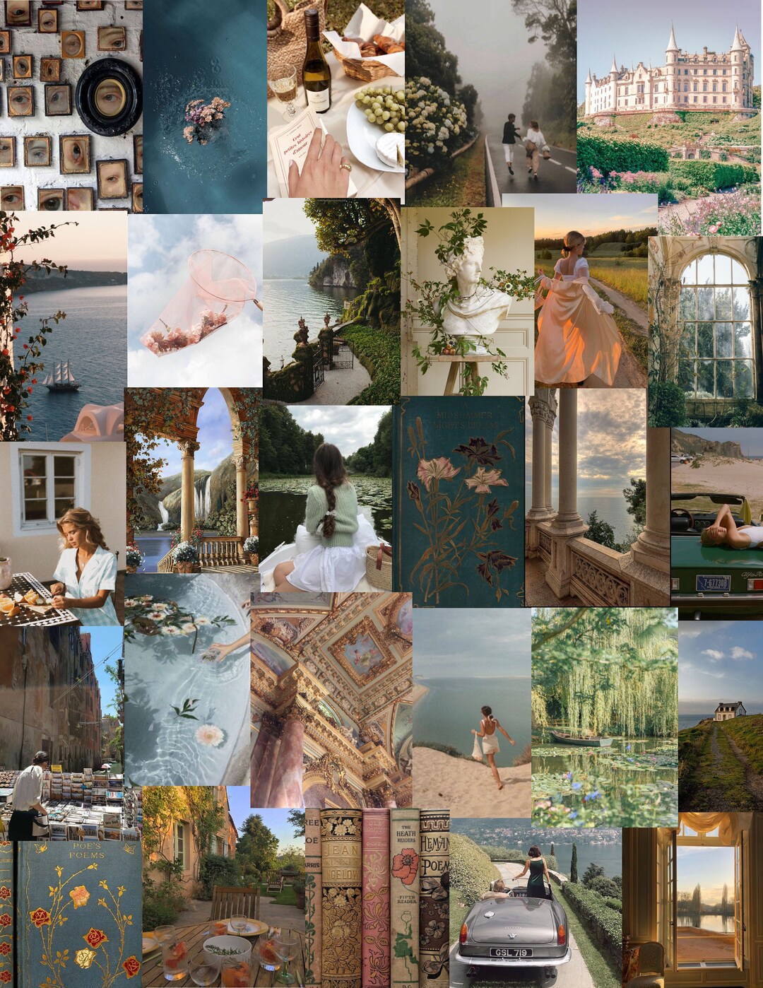 Cottage Core Art Collage Pack - Etsy