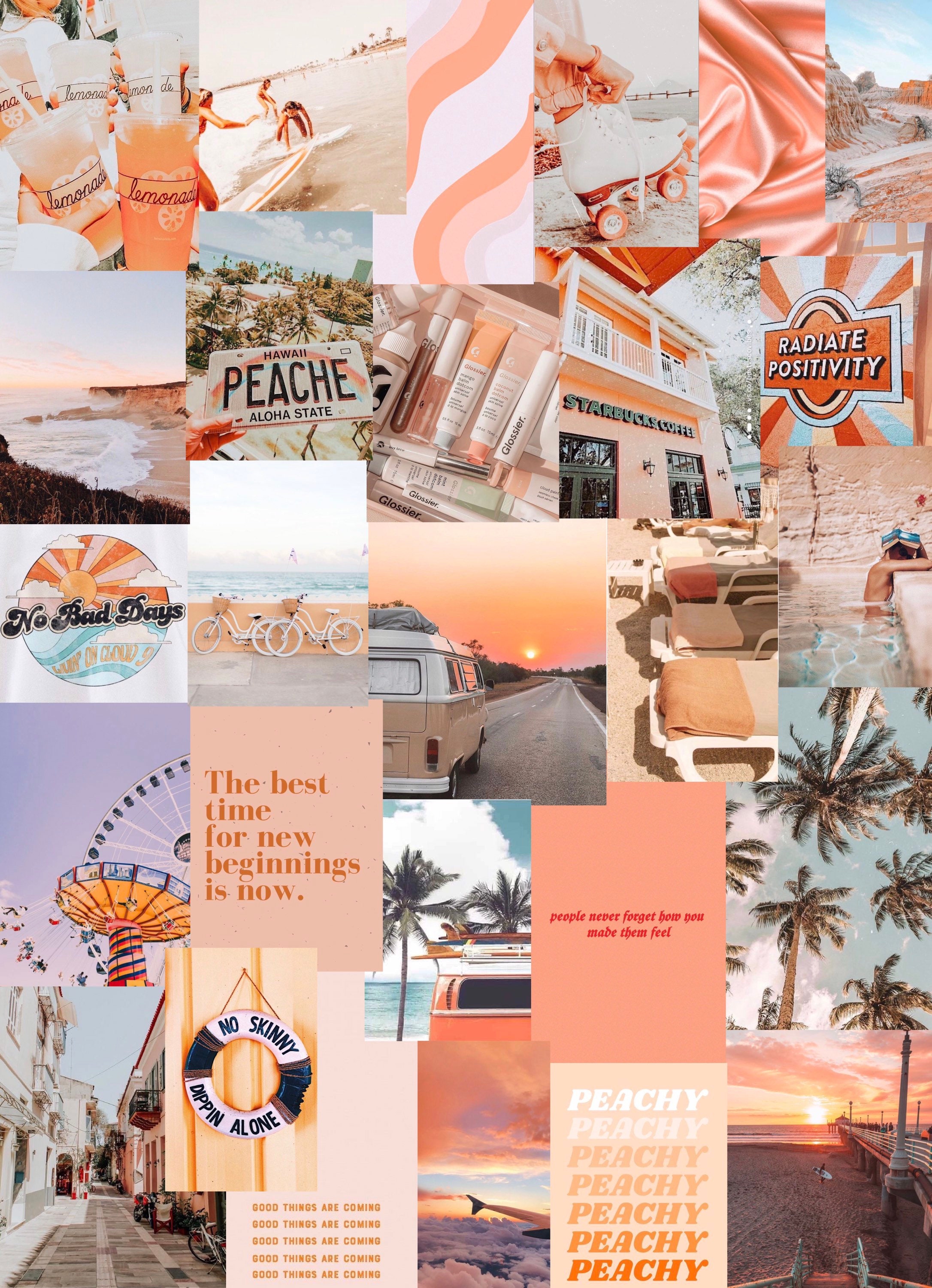 Buy Aesthetic Summer Beach Collage for Wall Backgrounds Online in India   Etsy