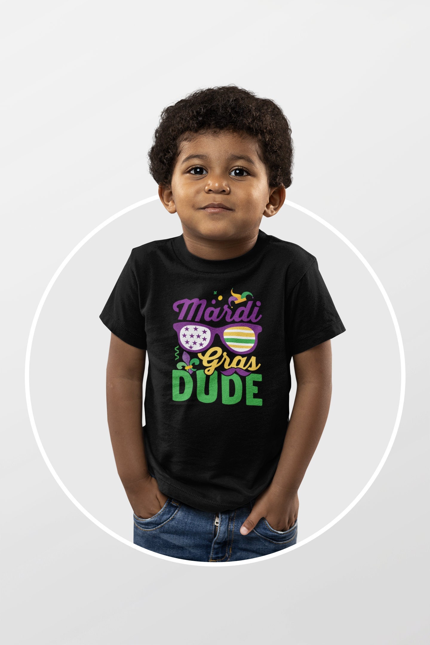 Boys mardi gras shirt Clearance