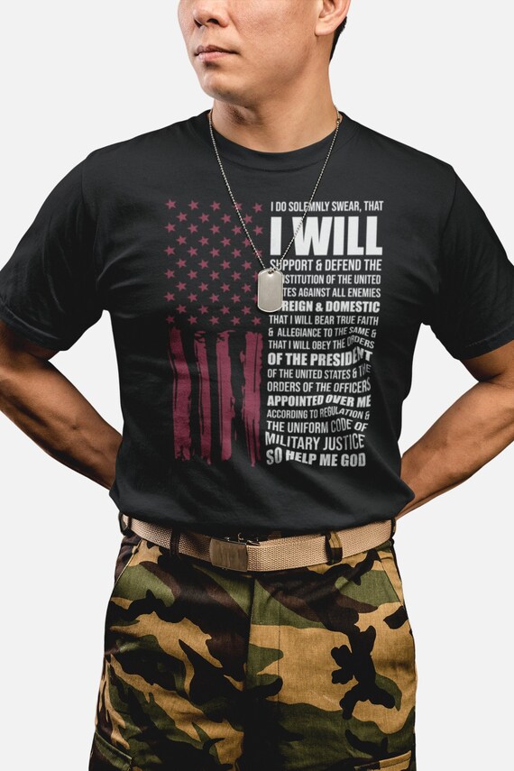 The Oath Military Shirt Vietnam Veteran 