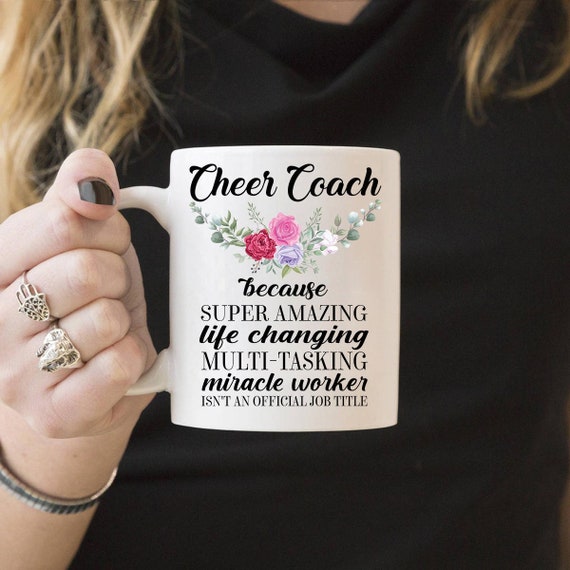 coach mug cheer cheerleading Cheerleading Coach mug- cheerleading gift