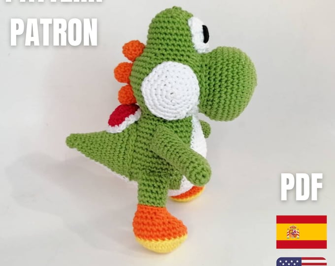 Yoshi Pattern Amigurumi Crochet PDF - Etsy Canada