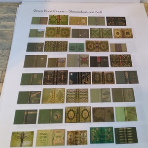 Dollhouse Book Covers Green