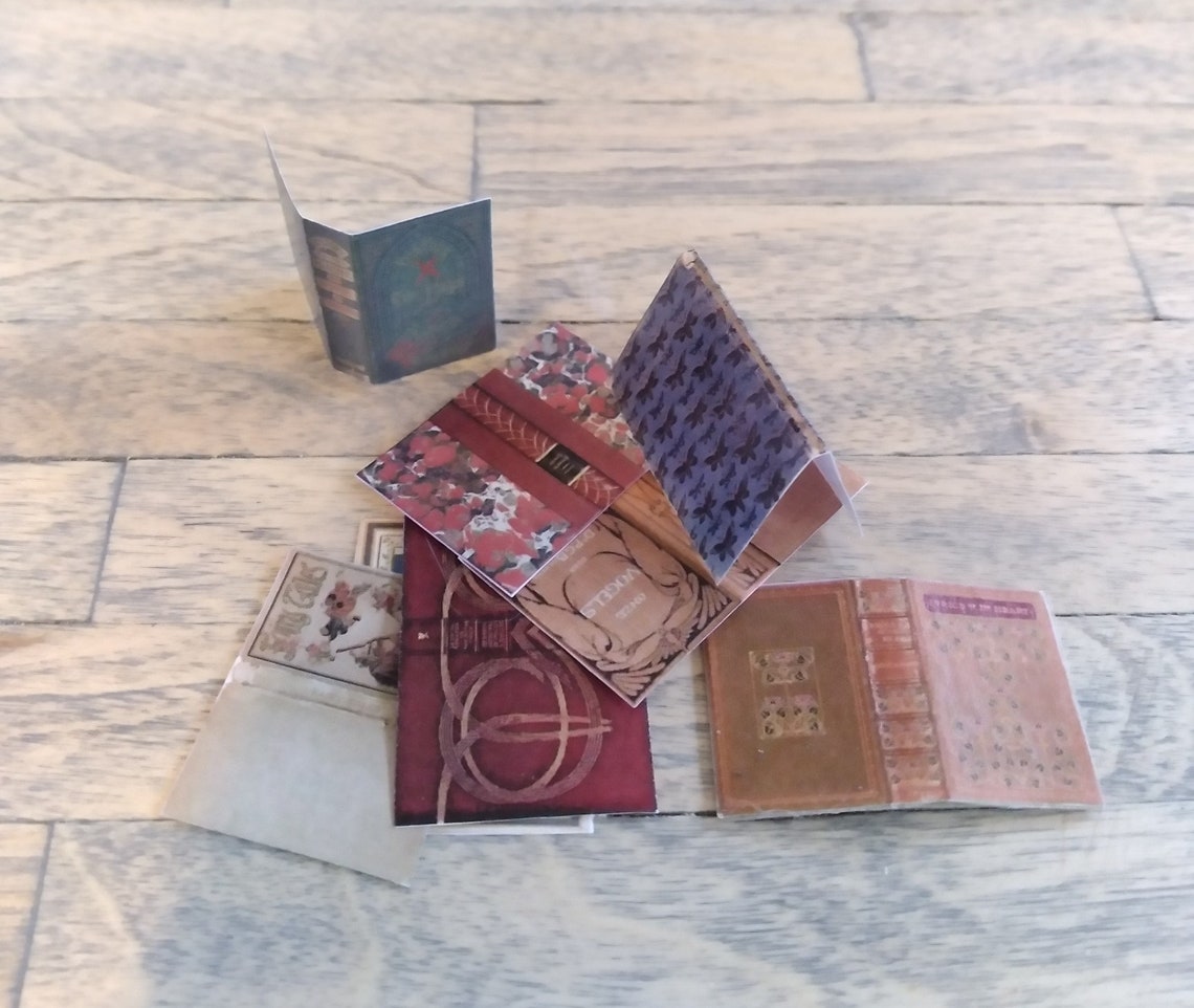 Dollhouse Book Covers Brown - Etsy