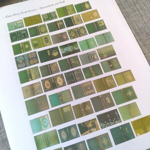 More! Dollhouse Book Covers Green