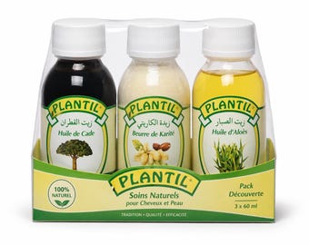 Natürliches Öl-Set, 3er-Pack Haar- und Hautpflegeöle: Cade-Öl, Sheabutter, Aloe Vera, Bio-Kopfhautpflege, Feuchtigkeitscreme