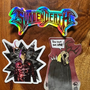 Svdden Death vinyl Sticker pack 2.5 inches