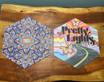 Pretty Lights EDM Blotter Art wall art Collab with BackyardBlotterArt