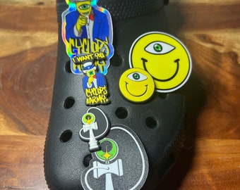 Subtronics clog charms + Sticker Pack