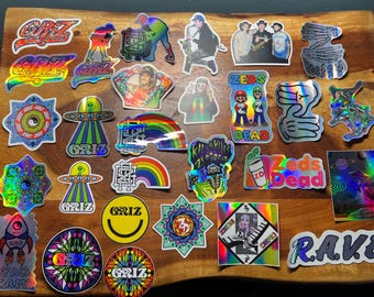 EDM and Music Festival stickers! Swipe to see all (put in order notes which stickers you want)