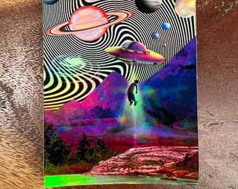 Can’t Hold Me Down 2.5 inch holographic vinyl sticker