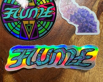 Flume 2.5 inch vinyl Holographic sticker pack