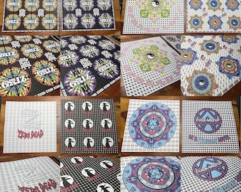 EDM Blotter Art Wall Art Collab with BackyardBlotterArt