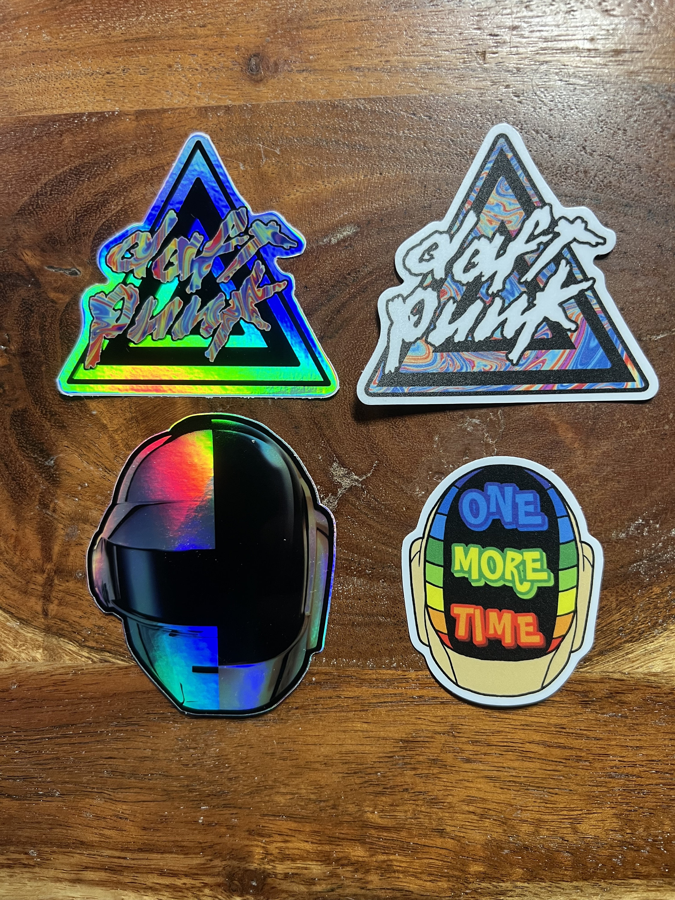 margen koloni Vestlig Daft Punk Holographic Vinyl Sticker Pack 2-3 Inch Stickers - Etsy