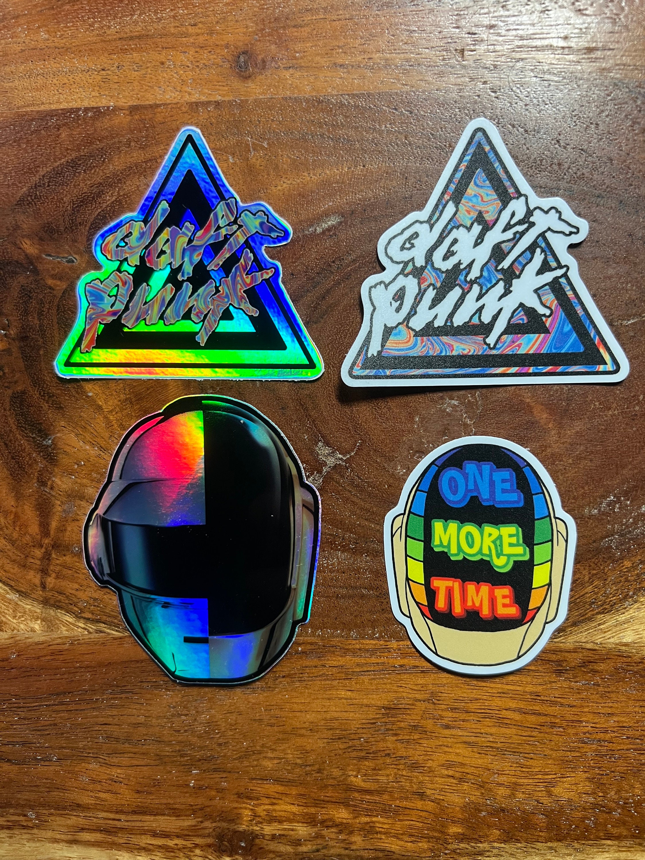 Daft Punk Crystal Logo Clock