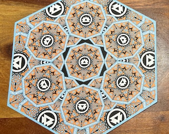 Wakaan/Liquid Stranger EDM Blotter Art Collab mit BackyardBlotterArt