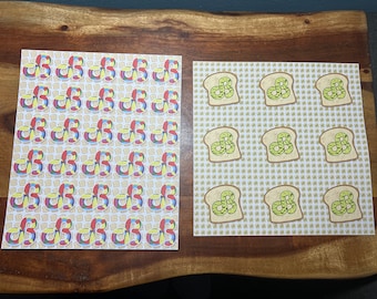 Daily Bread EDM Blotter Art wall art Collab with BackyardBlotterArt