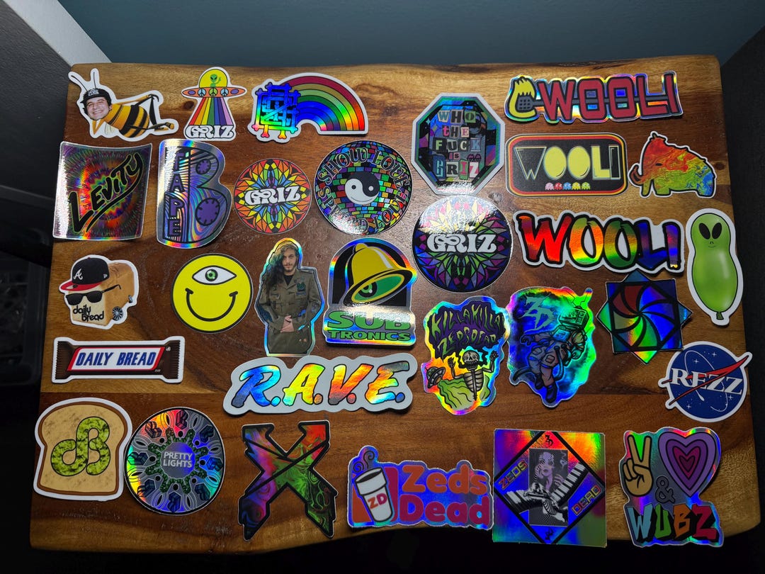 EDM and Music Festival Stickers! Swipe to See All (put in Order Notes ...