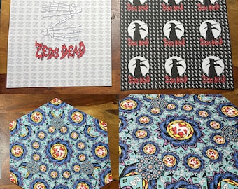 Zeds Dead EDM Blotter Art Collab with BackyardBlotterArt