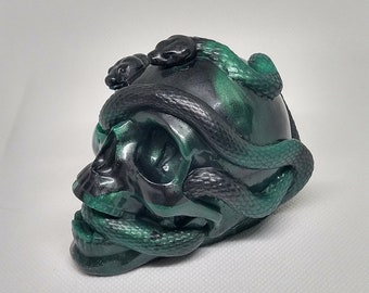 Cráneo de serpiente de resina
