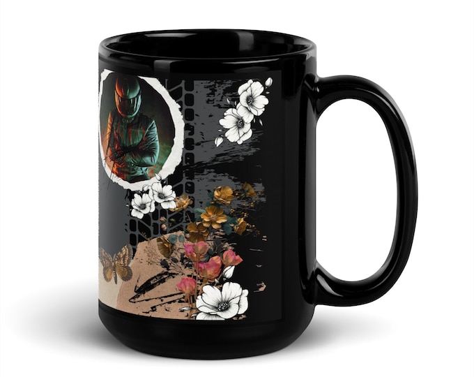 Breaker Themed Black Glossy Mug