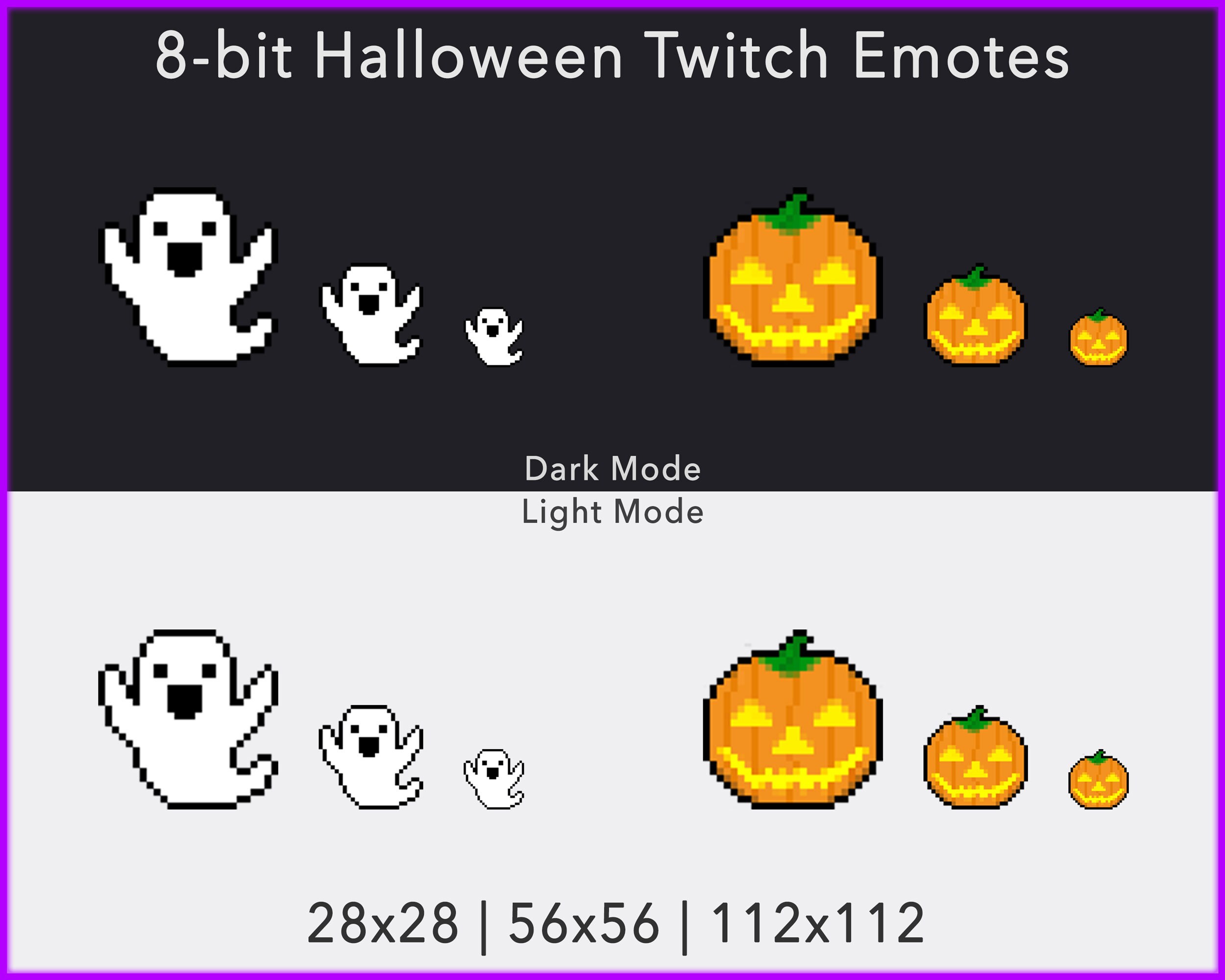 Ghost 8 Bit Twitch Emotes Etsy Ghost 8 Bit Twitch Emotes Etsy