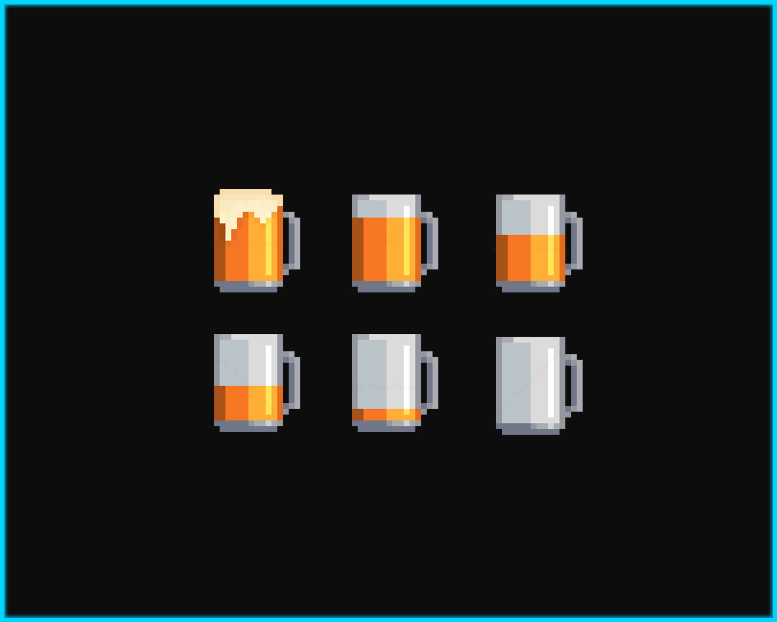Twitch Sub Badges 8-Bit Beer Mugs | Etsy