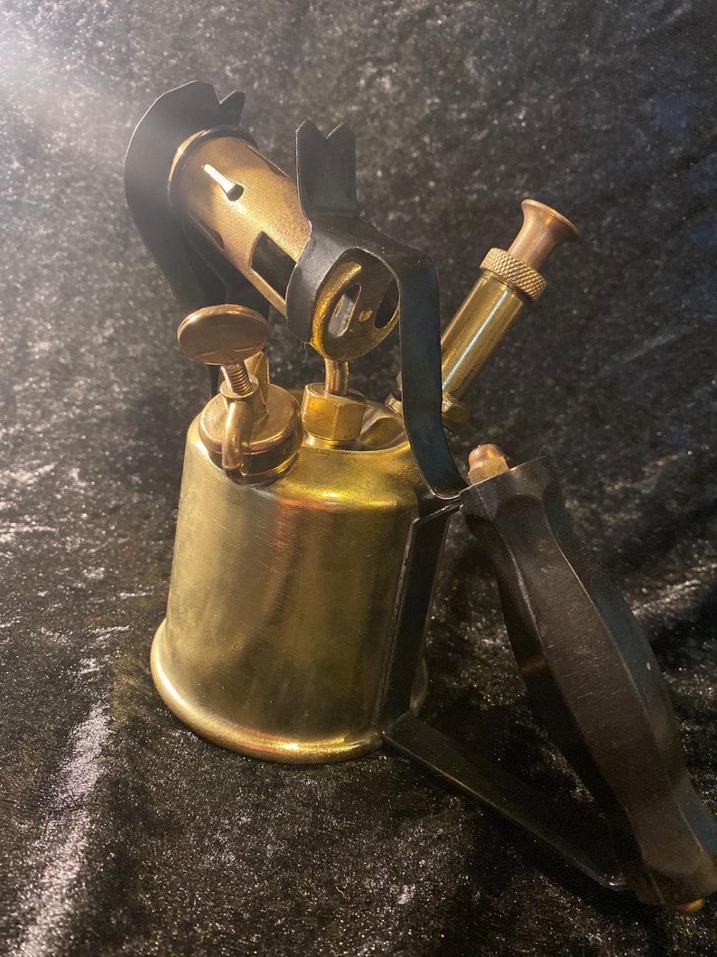 Restored, Vintage Brass Blow Torch Etsy