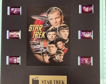 Star Trek 35 mm film cells, Film Cell Memorabilia, Rare Movie Cells Film, 8x10 Hollywood Memorabilia, original 35mm  film cell