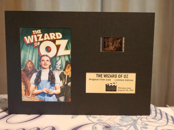 The Wizard of Oz Genuine 35mm Film Cell Memorabilia