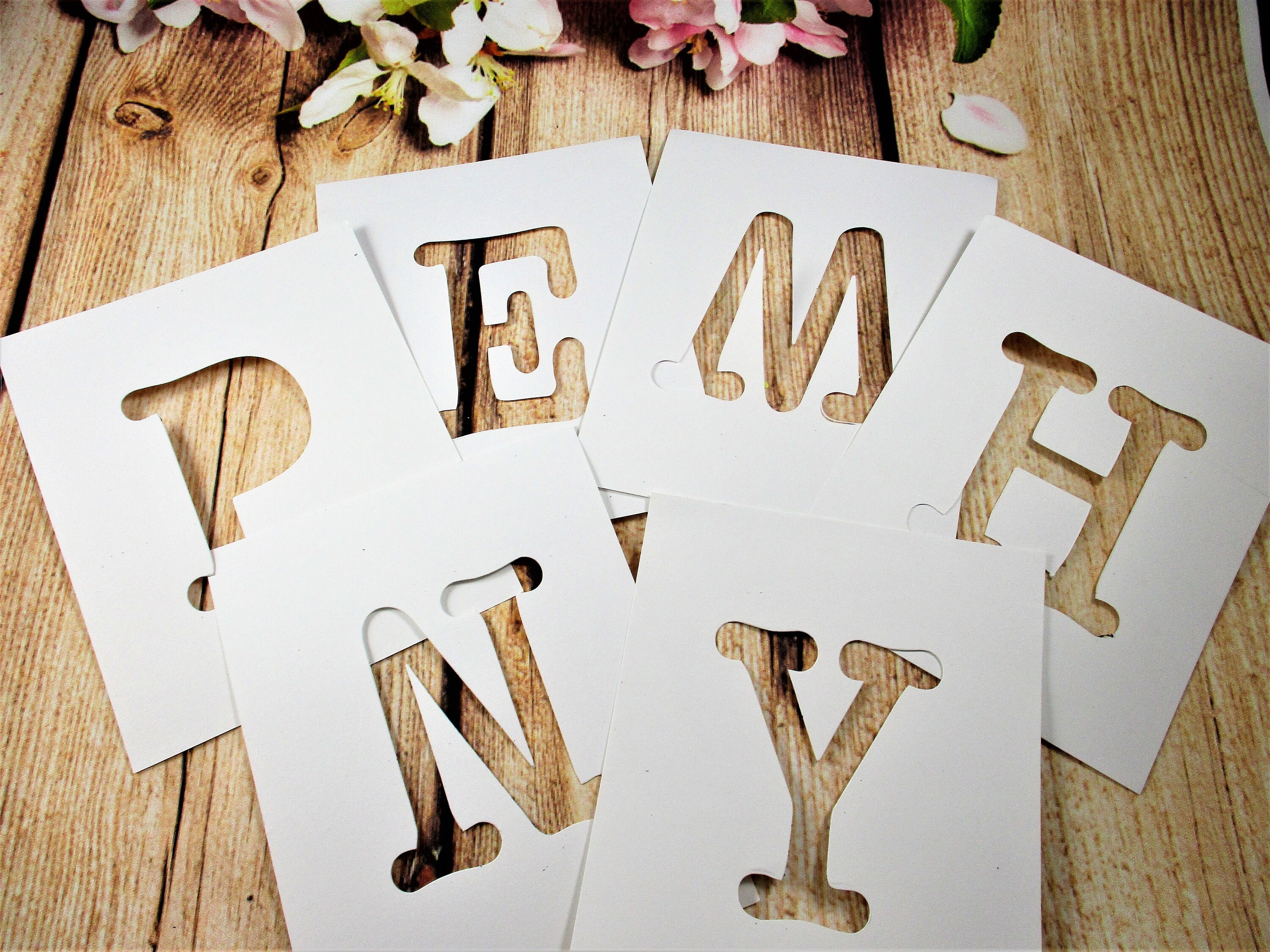 Alphabet Stencils set letters stencils set Alphabet Etsy