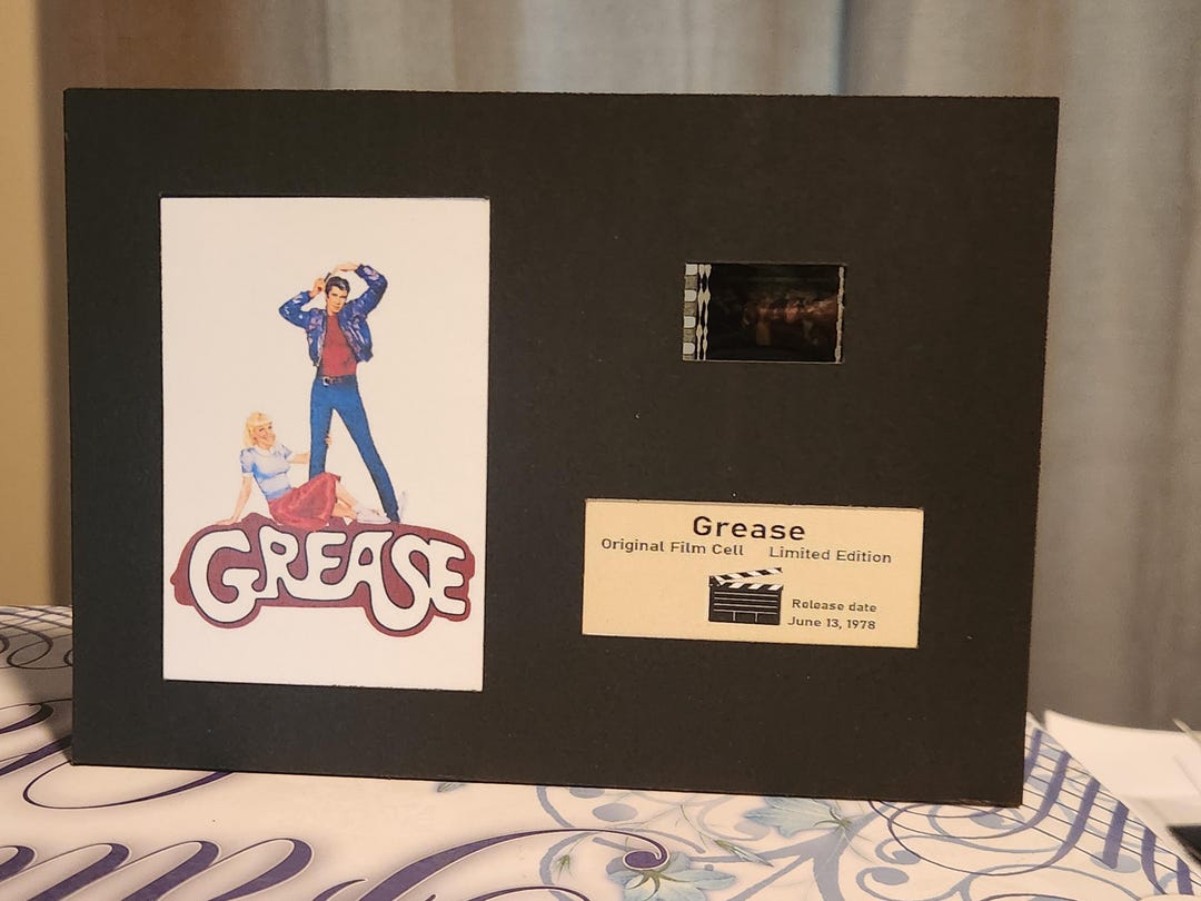 Grease Movie, Original 35mm Film Cell Memorabilia Etsy