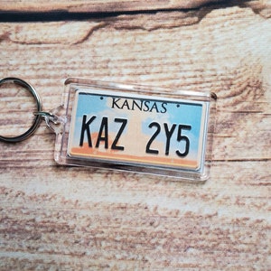 Supernatural  license plate keychain, impala license plate Keychain, Supernatural keychain, Valentine’s Day gift