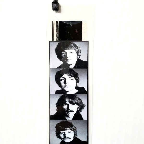 The Beatles Rare  Film Cell Bookmark, Original cell, The Beatles Memorabilia collectibles,Beatles  Movie Film Cell Bookmark Collectible