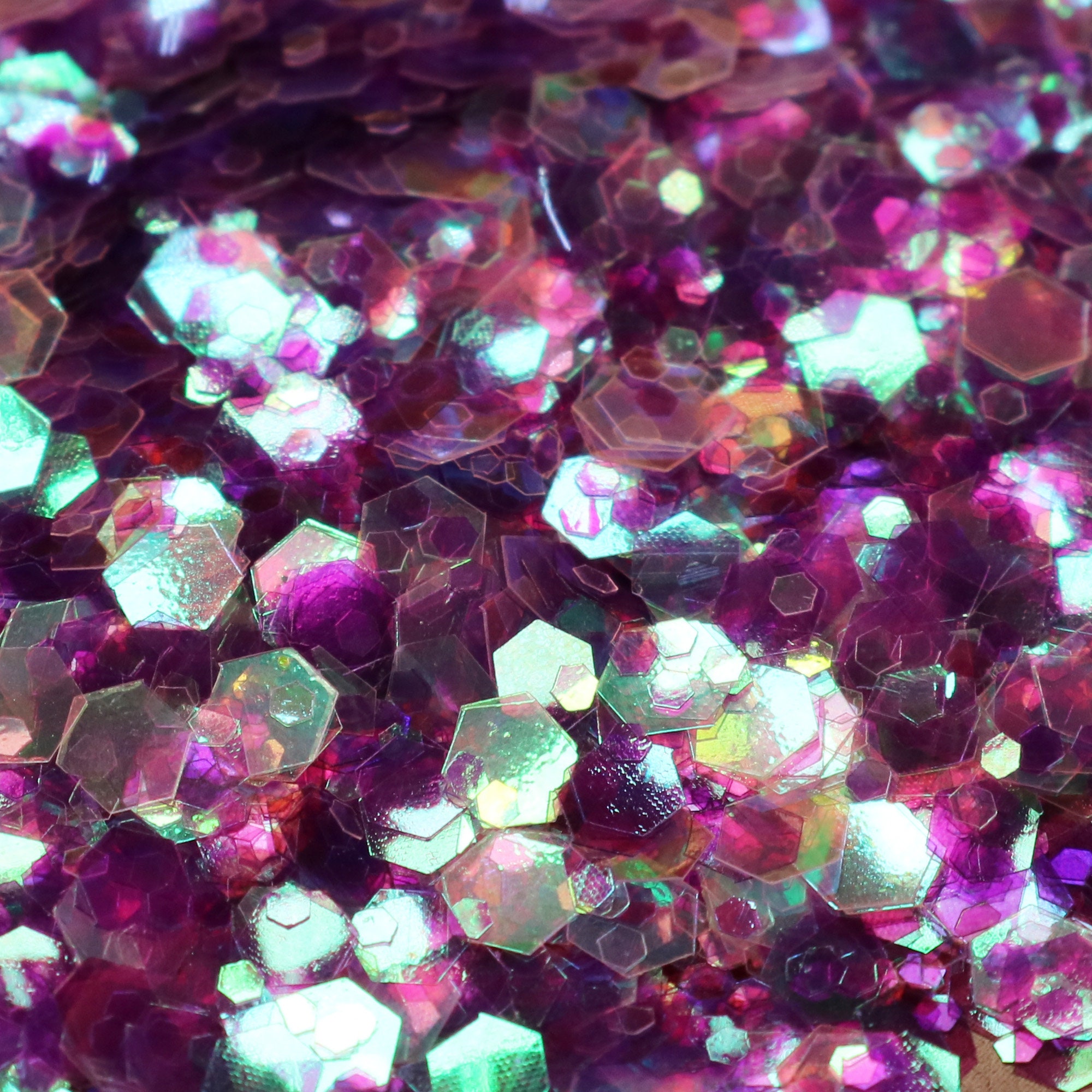 Evanescent Resin Glitter Glitter With Fluorescenthexagonal | Etsy