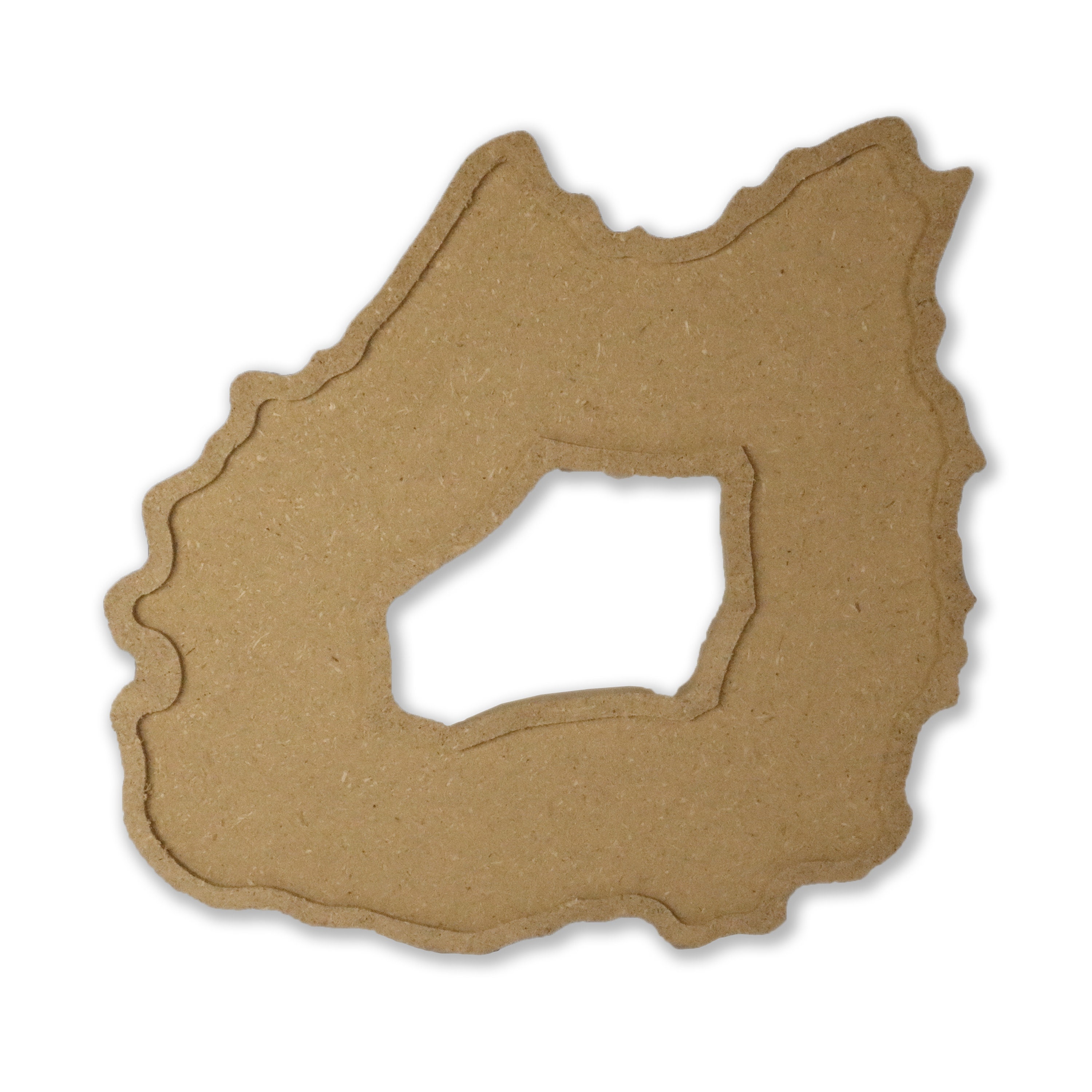 Wood Geode Halo for Acrylic Pouring or Resin Art, Wood Geode Surface,…