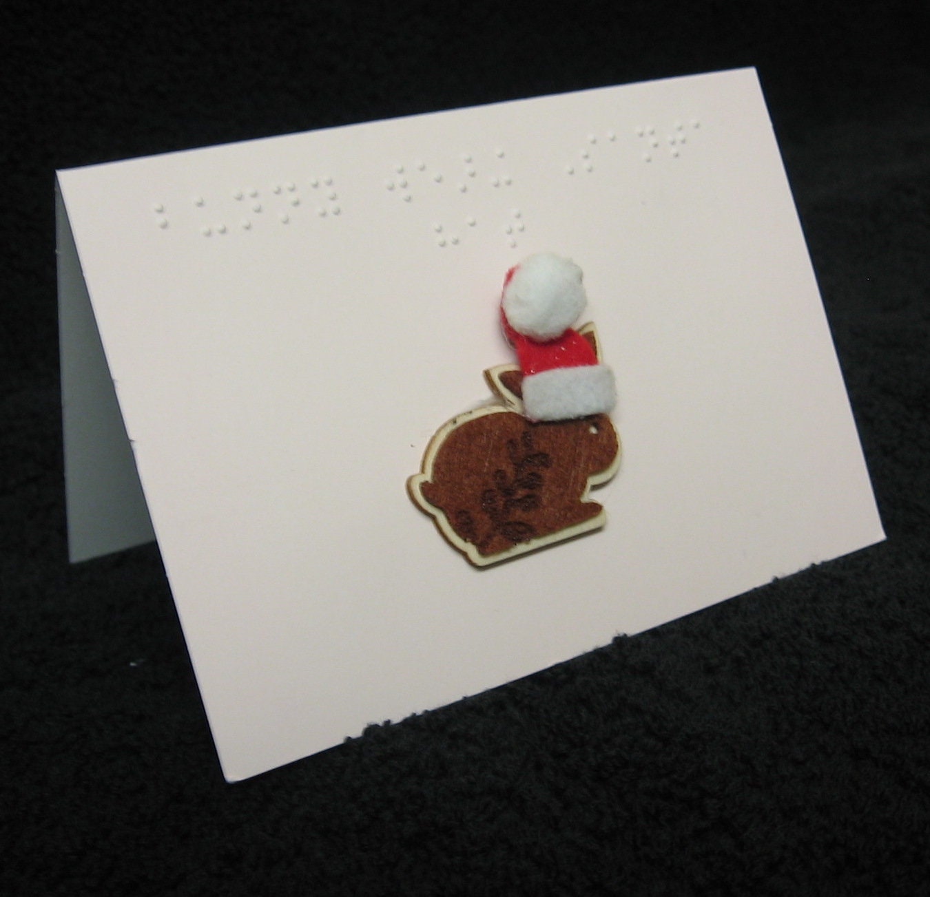 Braille Christmas Card Etsy