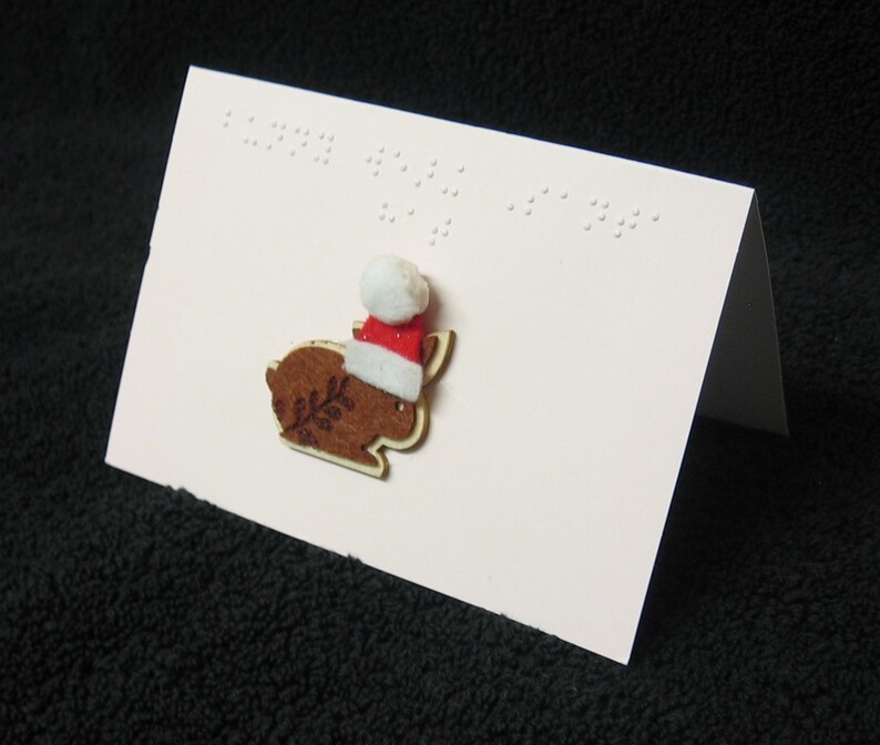 Braille Christmas Card Etsy