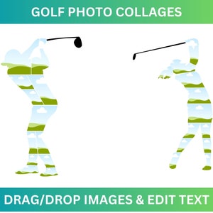 Canva Golf Photo Templates: 6 variations - Digital Prints