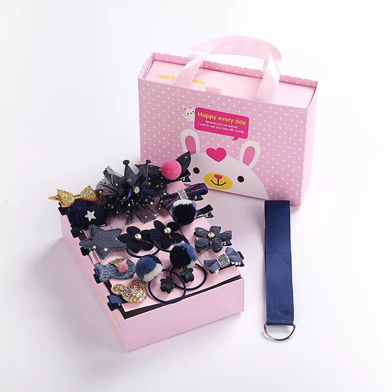 18 pieces hair accessories gift box for kids Etsy