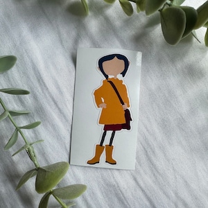 Coraline figure sticker