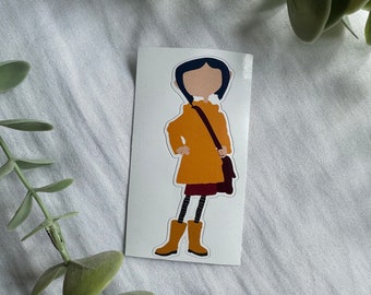 Coraline Figur Aufkleber