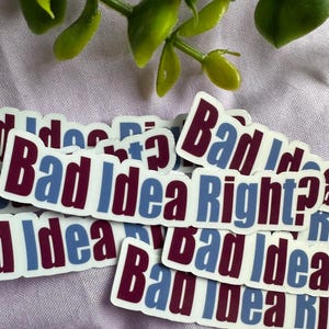 Olivia Rodrigo ‘Bad Idea Right?’ sticker