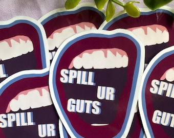 Naklejka „Spill Ur Guts” Olivii Rodrigo