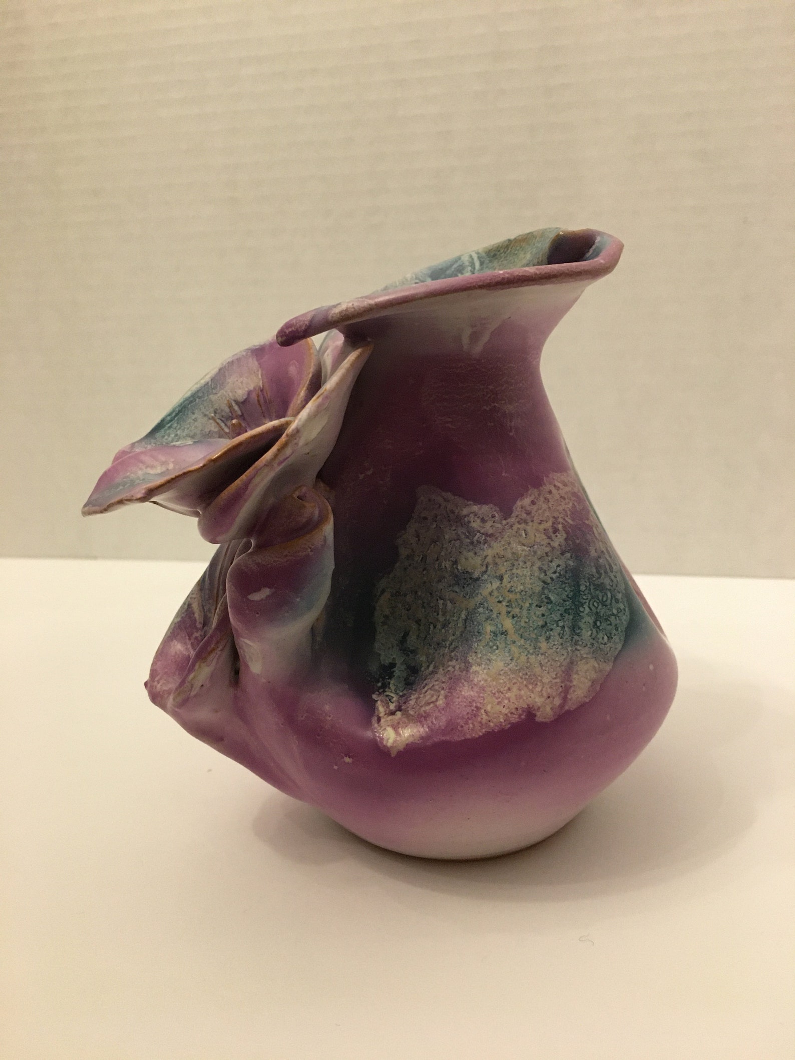 Handmade Ceramic Floralshaped Bud Vase Etsy UK