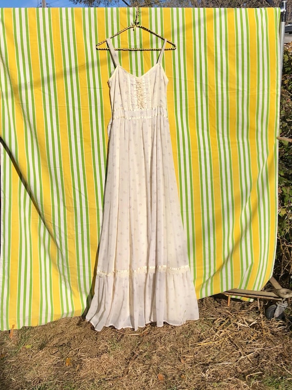 gunne sax summer dress Vintage Selected by Atlantic Vintage Rare 1970s Gunne Sax Lacey