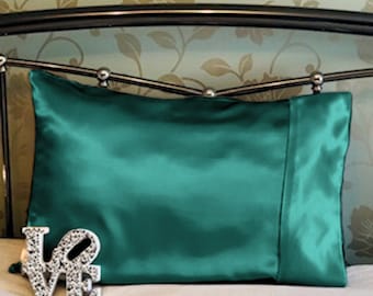Satin Silky Soft Pillowcase No Bed Hair No Ruffled Beard Face Wrinkles Anti Ageing No Fuzz Conserves Night Products Free Pouch Machine Wash