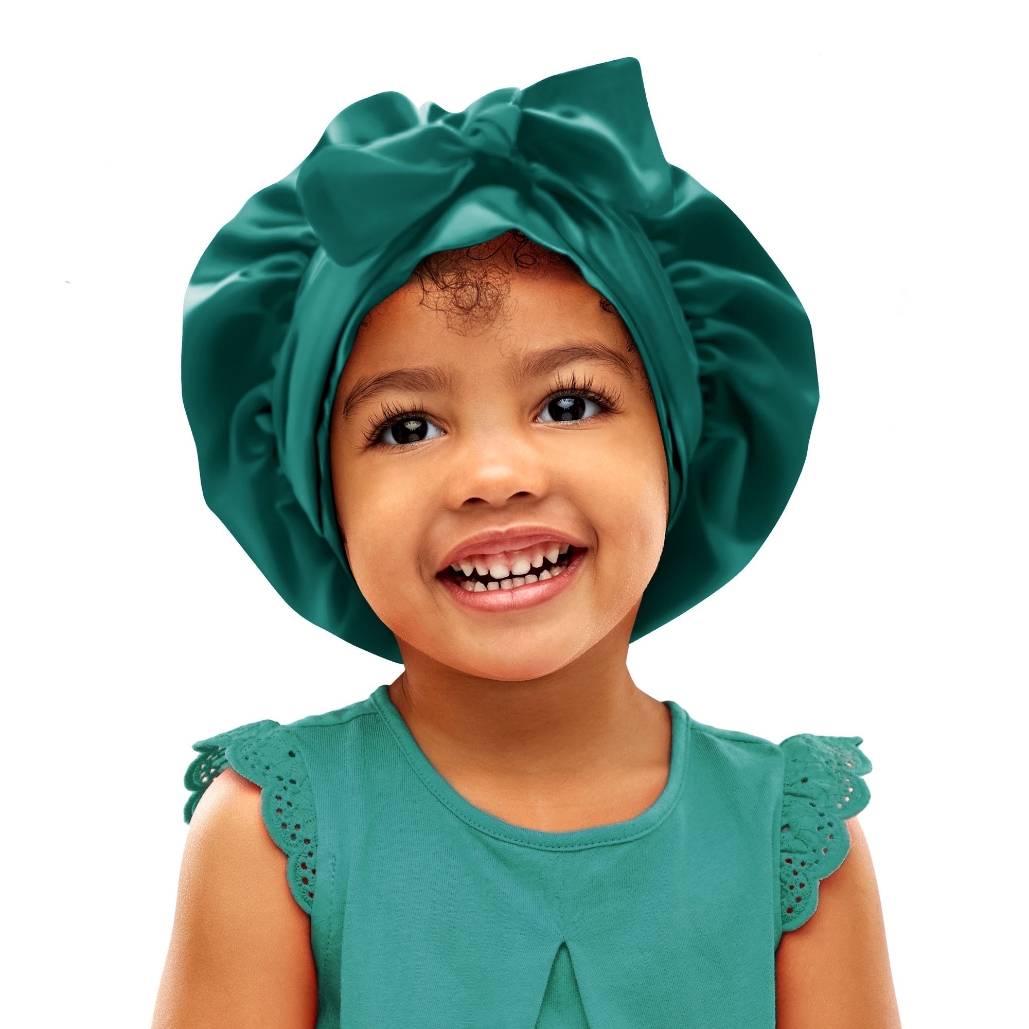 Curly Kids  Bonnets de nuit en satin et accessoires cheveux pour enfants ⋆  Curly Nights