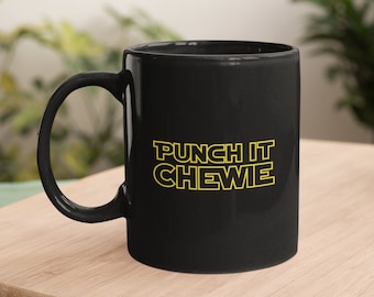 Punch It Chewie Mug Black / Star Wars Mug